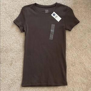 NWT GAP Light Brown Basic Tee